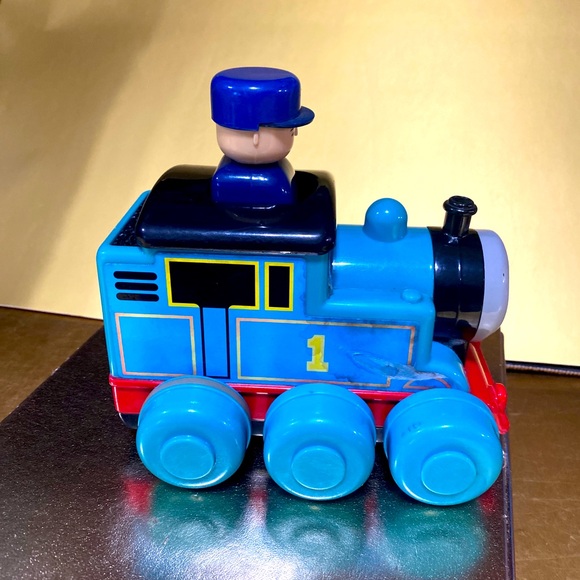 THOMAS AND FRIENDS VTG 1997 TOMY TRAIN PUSH AND GO TODDLER TOY WORKS! - Picture 6 of 11